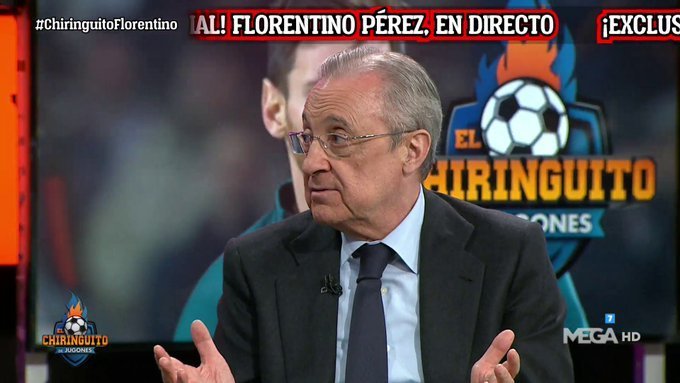 تصريحات فلورنتينو بيريز عن البطولة الجديدة في لقائه ببرنامج التشرينغو