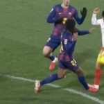 لقطة هدف جيرونا ضد برشلونة